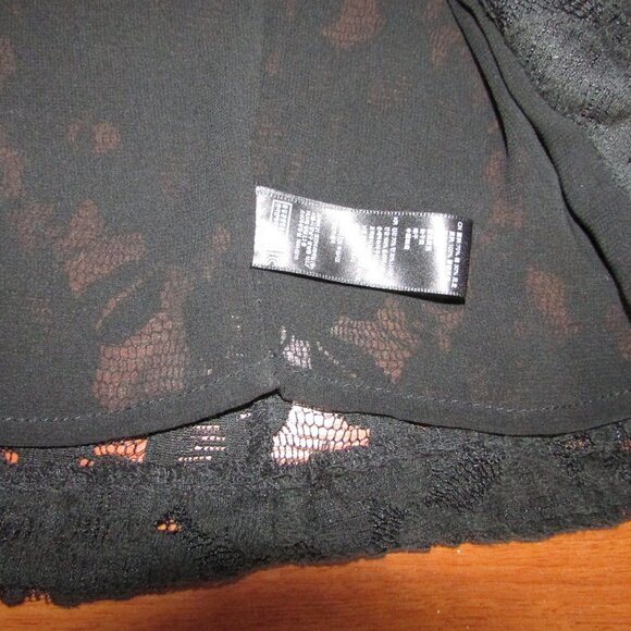 Love 21 Black Lace Lined Bolero Jacket - Picture 5 of 8